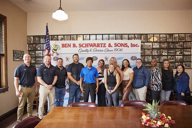 Rep Shri Thanedar (D-MI-13 with Ben B. Schwartz staff.