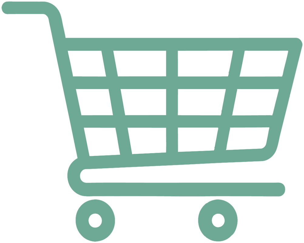 Icon of a shopping cart.